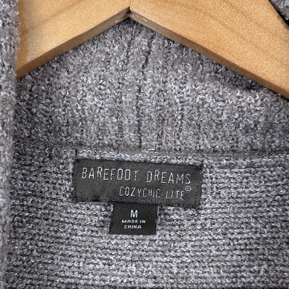 Barefoot Dreams‎ CozyChic Bamboo Circle Lounge Long Sleeve Cardigan Size Medium - Picture 9 of 13